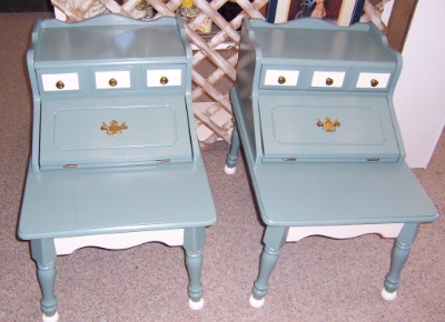 end tables painted